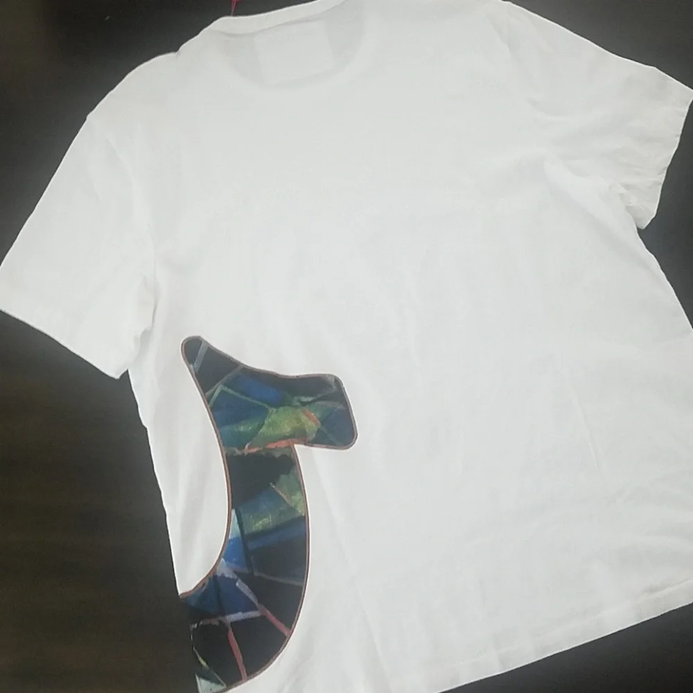 True Religion Stained Glass Logo Shirt Size Large